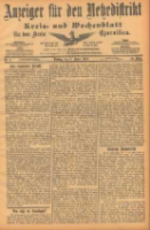 Anzeiger für den Netzedistrikt Kreis- und Wochenblatt für den Kreis Czarnikau 1902.01.21 Jg.50 Nr8