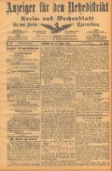 Anzeiger für den Netzedistrikt Kreis- und Wochenblatt für den Kreis Czarnikau 1902.01.25 Jg.50 Nr10