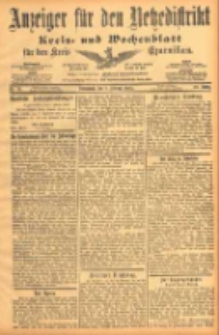 Anzeiger für den Netzedistrikt Kreis- und Wochenblatt für den Kreis Czarnikau 1902.02.08 Jg.50 Nr16