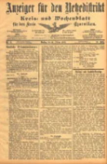 Anzeiger für den Netzedistrikt Kreis- und Wochenblatt für den Kreis Czarnikau 1902.02.11 Jg.50 Nr17