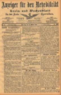 Anzeiger für den Netzedistrikt Kreis- und Wochenblatt für den Kreis Czarnikau 1902.02.13 Jg.50 Nr18