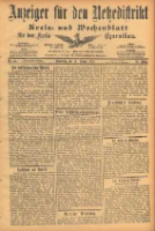 Anzeiger für den Netzedistrikt Kreis- und Wochenblatt für den Kreis Czarnikau 1902.02.20 Jg.50 Nr21