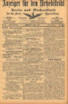 Anzeiger für den Netzedistrikt Kreis- und Wochenblatt für den Kreis Czarnikau 1902.03.04 Jg.50 Nr26
