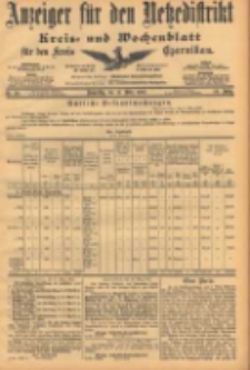 Anzeiger für den Netzedistrikt Kreis- und Wochenblatt für den Kreis Czarnikau 1902.03.13 Jg.50 Nr30