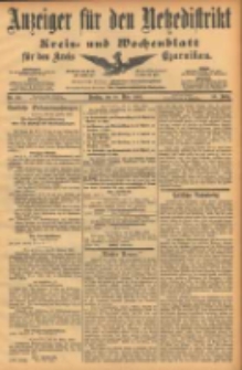 Anzeiger für den Netzedistrikt Kreis- und Wochenblatt für den Kreis Czarnikau 1902.03.18 Jg.50 Nr32