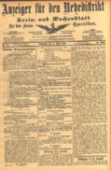 Anzeiger für den Netzedistrikt Kreis- und Wochenblatt für den Kreis Czarnikau 1902.03.22 Jg.50 Nr34