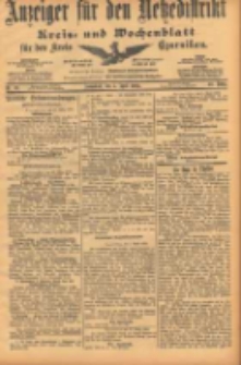 Anzeiger für den Netzedistrikt Kreis- und Wochenblatt für den Kreis Czarnikau 1902.04.05 Jg.50 Nr39