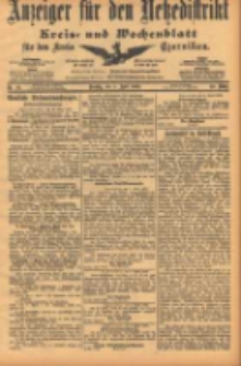 Anzeiger für den Netzedistrikt Kreis- und Wochenblatt für den Kreis Czarnikau 1902.04.08 Jg.50 Nr40