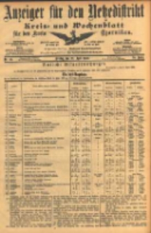 Anzeiger für den Netzedistrikt Kreis- und Wochenblatt für den Kreis Czarnikau 1902.04.22 Jg.50 Nr46