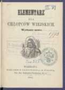 Elementarz dla chłopców wiejskich wydanie nowe