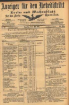 Anzeiger für den Netzedistrikt Kreis- und Wochenblatt für den Kreis Czarnikau 1902.05.01 Jg.50 Nr50
