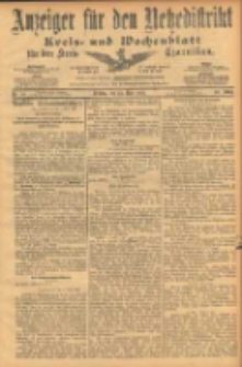 Anzeiger für den Netzedistrikt Kreis- und Wochenblatt für den Kreis Czarnikau 1902.05.13 Jg.50 Nr54