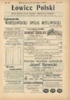 Łowiec Polski 1905 Nr14