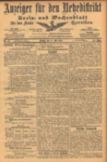 Anzeiger für den Netzedistrikt Kreis- und Wochenblatt für den Kreis Czarnikau 1902.05.27 Jg.50 Nr59