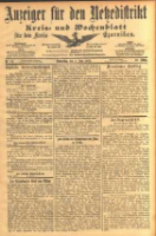 Anzeiger für den Netzedistrikt Kreis- und Wochenblatt für den Kreis Czarnikau 1902.06.05 Jg.50 Nr63