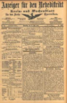 Anzeiger für den Netzedistrikt Kreis- und Wochenblatt für den Kreis Czarnikau 1902.06.12 Jg.50 Nr66