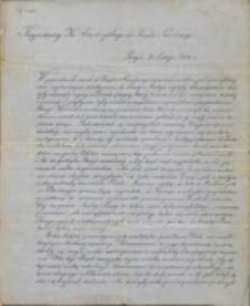 Kopja depeszy Ks. Czartoryskiego do Rządu Narodowego [Incipit: W poprzednich moich do Rządu Narodowego raportach, miałem już zaszczyt wyrazić najmocniejsze przekonanie, że Prusy i Austrja nigdyby tak pośpiesznie nie były rozpoczeły wojny z Danią (wojny któréj końcem ma być umniejszenie duńskiéj monarchji)...] : Paryż, 24 Lutego 1864 r.