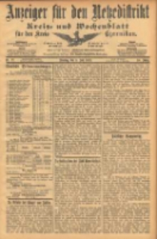 Anzeiger für den Netzedistrikt Kreis- und Wochenblatt für den Kreis Czarnikau 1902.07.08 Jg.50 Nr77