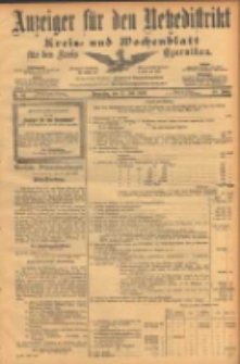 Anzeiger für den Netzedistrikt Kreis- und Wochenblatt für den Kreis Czarnikau 1902.07.17 Jg.50 Nr81