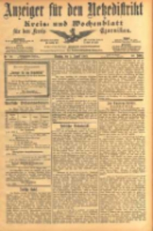 Anzeiger für den Netzedistrikt Kreis- und Wochenblatt für den Kreis Czarnikau 1902.08.05 Jg.50 Nr89