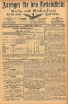 Anzeiger für den Netzedistrikt Kreis- und Wochenblatt für den Kreis Czarnikau 1902.08.16 Jg.50 Nr94