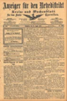 Anzeiger für den Netzedistrikt Kreis- und Wochenblatt für den Kreis Czarnikau 1902.08.30 Jg.50 Nr100
