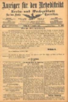 Anzeiger für den Netzedistrikt Kreis- und Wochenblatt für den Kreis Czarnikau 1902.09.16 Jg.50 Nr107