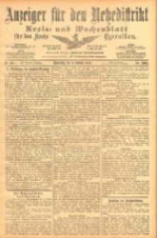 Anzeiger für den Netzedistrikt Kreis- und Wochenblatt für den Kreis Czarnikau 1902.10.02 Jg.50 Nr114