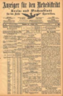 Anzeiger für den Netzedistrikt Kreis- und Wochenblatt für den Kreis Czarnikau 1902.10.04 Jg.50 Nr115