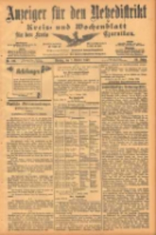 Anzeiger für den Netzedistrikt Kreis- und Wochenblatt für den Kreis Czarnikau 1902.10.07 Jg.50 Nr116