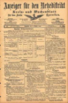 Anzeiger für den Netzedistrikt Kreis- und Wochenblatt für den Kreis Czarnikau 1902.10.11 Jg.50 Nr118