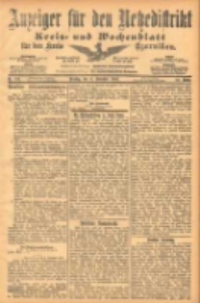 Anzeiger für den Netzedistrikt Kreis- und Wochenblatt für den Kreis Czarnikau 1902.11.11 Jg.50 Nr131