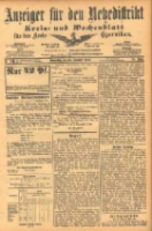 Anzeiger für den Netzedistrikt Kreis- und Wochenblatt für den Kreis Czarnikau 1902.11.29 Jg.50 Nr138