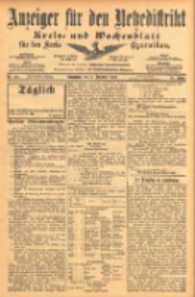 Anzeiger für den Netzedistrikt Kreis- und Wochenblatt für den Kreis Czarnikau 1902.12.06 Jg.50 Nr141