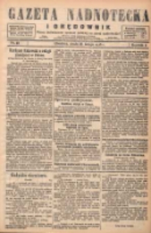 Gazeta Nadnotecka i Orędownik: pismo poświęcone sprawie polskiej na ziemi nadnoteckiej 1928.02.29 R.8 Nr49