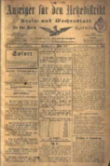 Anzeiger für den Netzedistrikt Kreis- und Wochenblatt für den Kreis Czarnikau 1903.01.01 Jg.51 Nr1