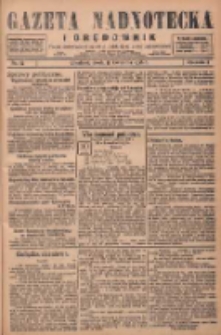 Gazeta Nadnotecka i Orędownik: pismo poświęcone sprawie polskiej na ziemi nadnoteckiej 1928.04.11 R.8 Nr84