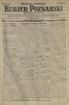 Kurier Poznański 1931.08.31 R.26 nr 396