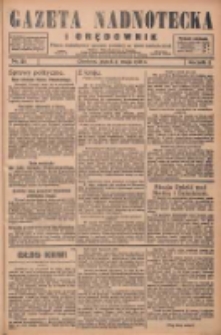 Gazeta Nadnotecka i Orędownik: pismo poświęcone sprawie polskiej na ziemi nadnoteckiej 1928.05.11 R.8 Nr109