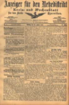 Anzeiger für den Netzedistrikt Kreis- und Wochenblatt für den Kreis Czarnikau 1903.01.20 Jg.51 Nr9
