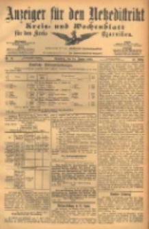 Anzeiger für den Netzedistrikt Kreis- und Wochenblatt für den Kreis Czarnikau 1903.01.24 Jg.51 Nr11
