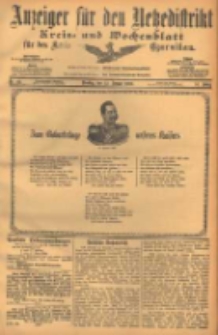 Anzeiger für den Netzedistrikt Kreis- und Wochenblatt für den Kreis Czarnikau 1903.01.27 Jg.51 Nr12