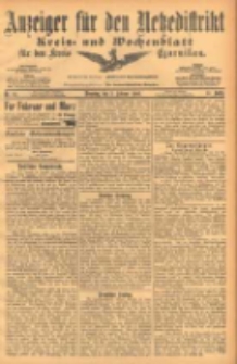 Anzeiger für den Netzedistrikt Kreis- und Wochenblatt für den Kreis Czarnikau 1903.02.03 Jg.51 Nr15