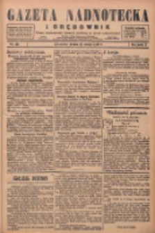 Gazeta Nadnotecka i Orędownik: pismo poświęcone sprawie polskiej na ziemi nadnoteckiej 1928.05.30 R.8 Nr123