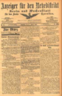 Anzeiger für den Netzedistrikt Kreis- und Wochenblatt für den Kreis Czarnikau 1903.02.28 Jg.51 Nr26