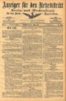 Anzeiger für den Netzedistrikt Kreis- und Wochenblatt für den Kreis Czarnikau 1903.03.28 Jg.51 Nr38