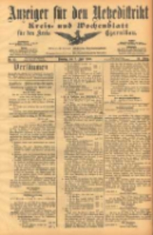 Anzeiger für den Netzedistrikt Kreis- und Wochenblatt für den Kreis Czarnikau 1903.04.07 Jg.51 Nr42