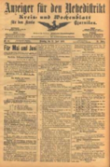 Anzeiger für den Netzedistrikt Kreis- und Wochenblatt für den Kreis Czarnikau 1903.04.21 Jg.51 Nr47