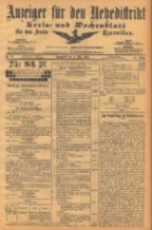 Anzeiger für den Netzedistrikt Kreis- und Wochenblatt für den Kreis Czarnikau 1903.05.02 Jg.51 Nr52