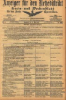 Anzeiger für den Netzedistrikt Kreis- und Wochenblatt für den Kreis Czarnikau 1903.05.16 Jg.51 Nr58